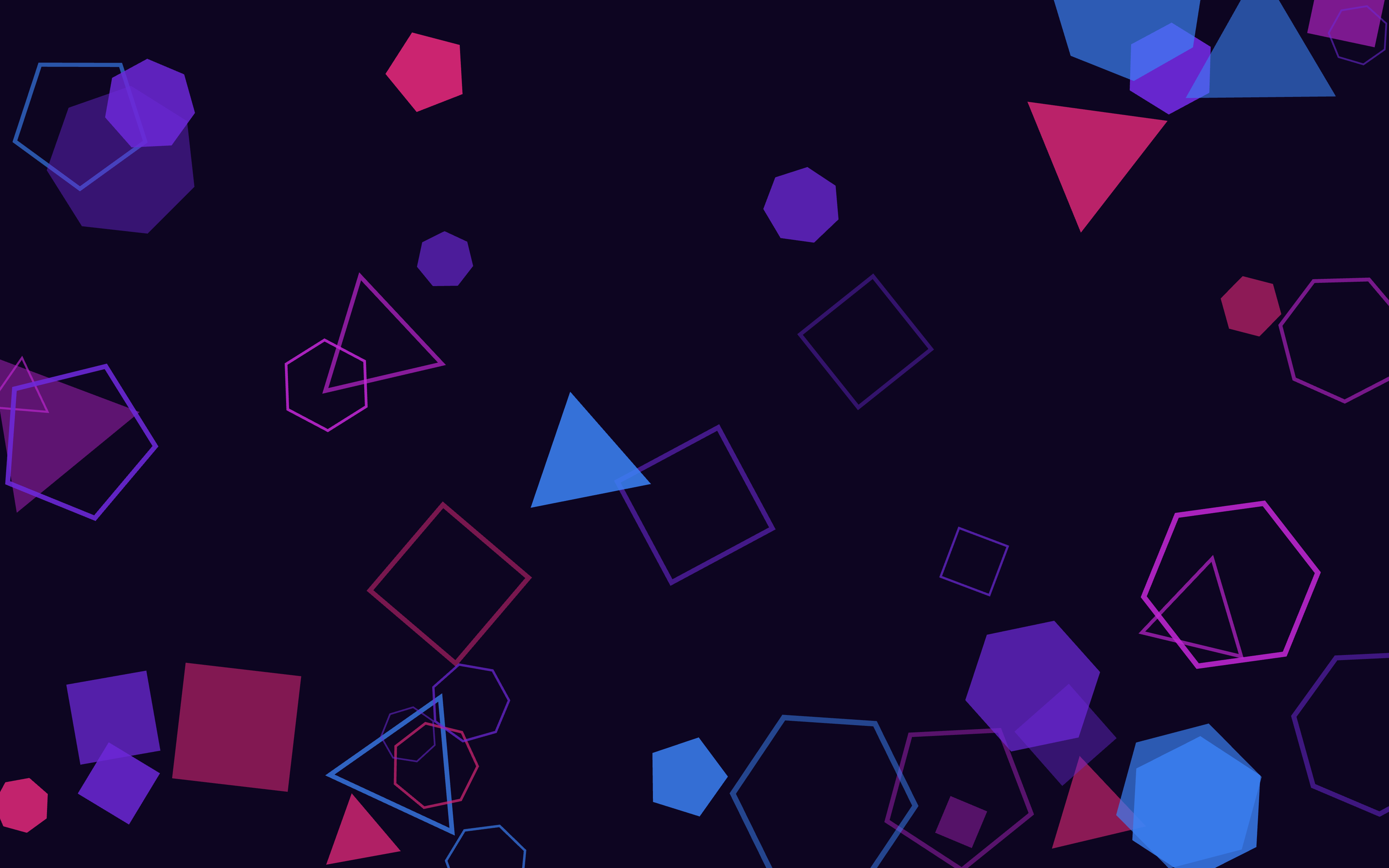 Almost Sunny Polygon Scatter — Purple