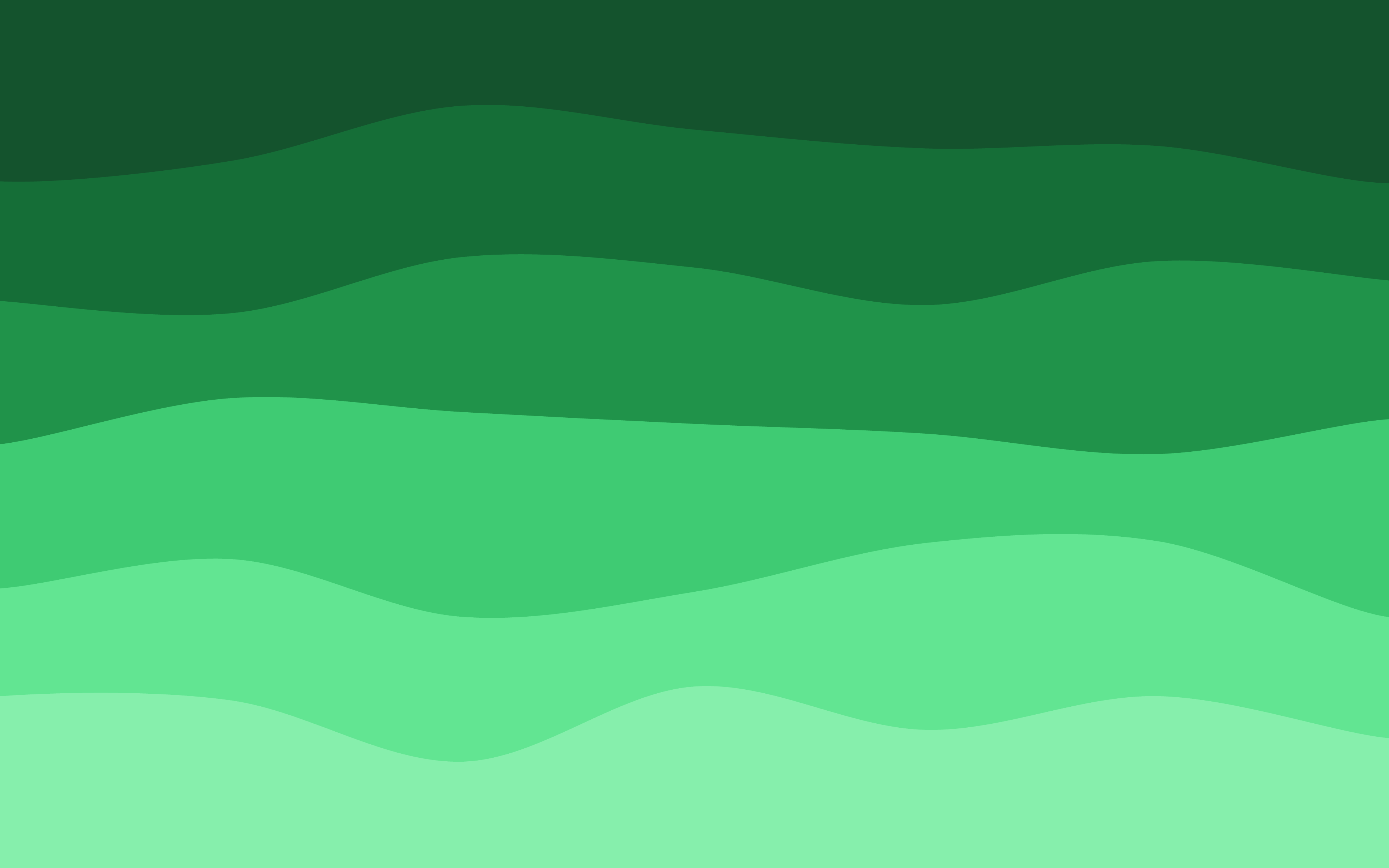 Almost Sunny Stacked Waves — Green
