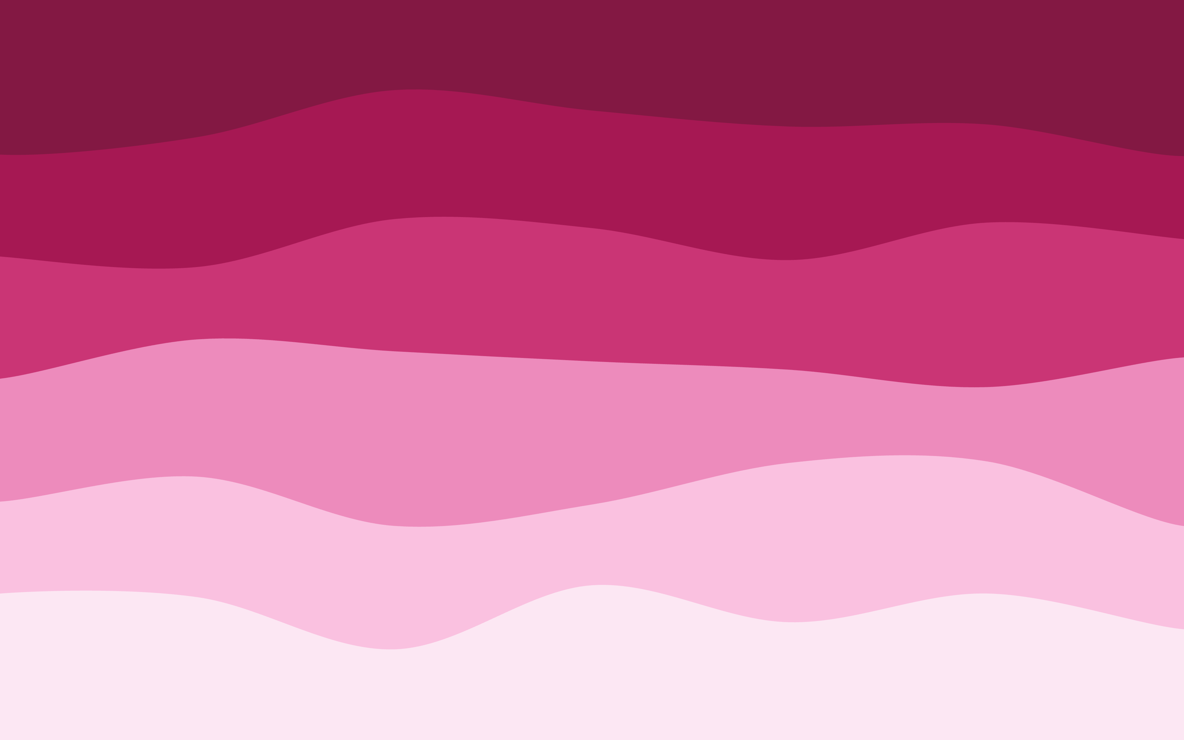 Almost Sunny Stacked Waves — Pink