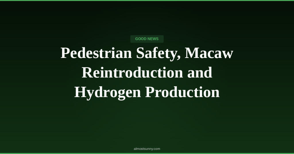G-007 — Pedestrian Safety, Macaw Reintroduction and Hydrogen Production — Wednesday, April 15,&nbsp;2026