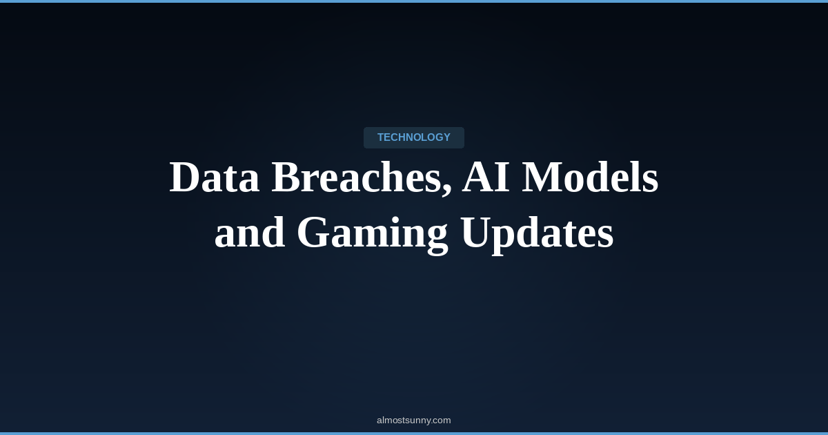 T-004 — Data Breaches, AI Models and Gaming Updates — Sunday, April 12, 2026