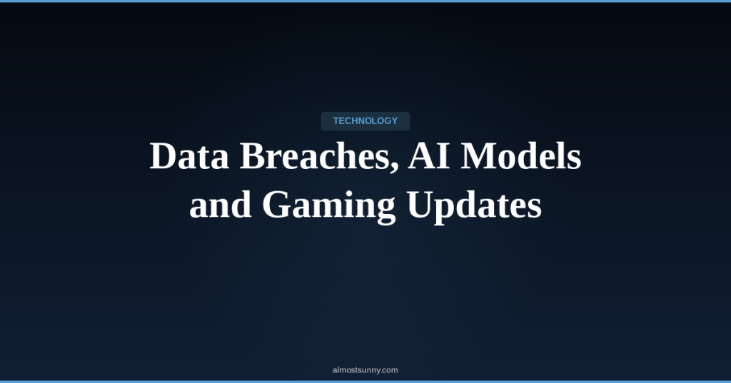 T-004 — Data Breaches, AI Models and Gaming Updates — Sunday, April 12,&nbsp;2026